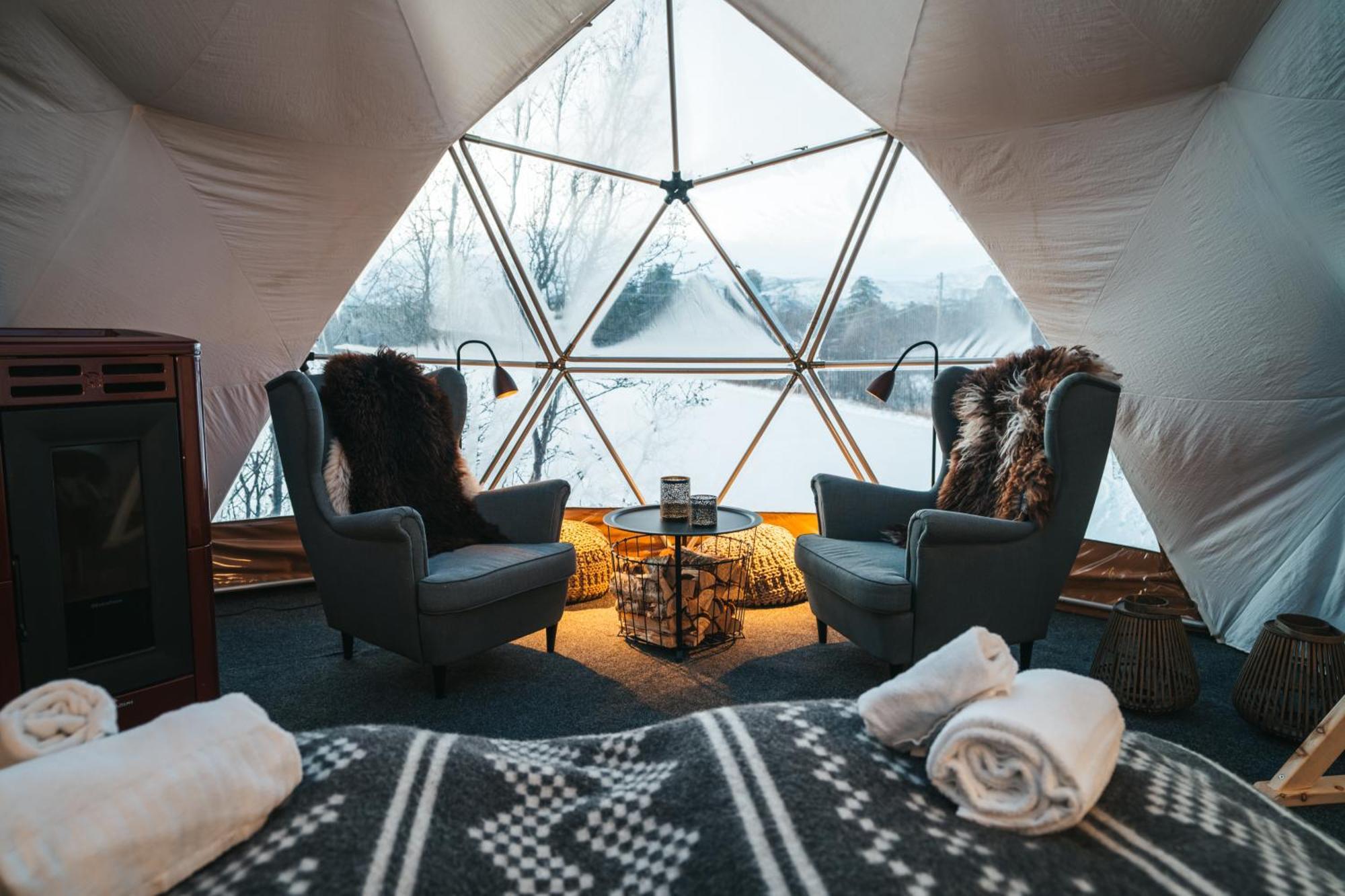 Aera - Glass Cabins Tromso Luaran gambar
